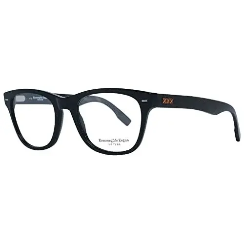 Produktbild: Ermenegildo Zegna Unisex-Erwachsene ZC5001 001 52 Brillengestelle, Schwarz (Nero LUCIDO)