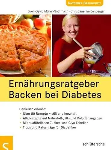 Produktbild: Ernährungsratgeber Backen bei Diabetes: Genießen erlaubt