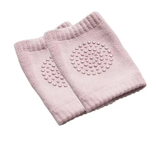 Produktbild: EROSPA® Baby Knieschoner Knieschützer Anti-Rutsch - Mädchen - Altrosa - 1 Paar