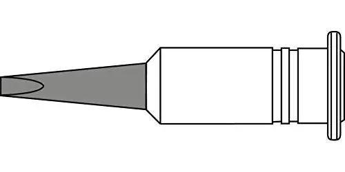 Produktbild: Ersa Lötspitze gerade meißelförmig vernickelt 2,4 mm 0G132KN