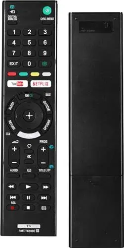 Produktbild: Ersatz Fernbedienung Kompatibel mit Sony bravia TV mit Netflix- und You Tube-Tasten RMT-TX300E