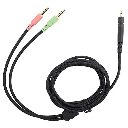 Produktbild: Ersatz Gaming Kopfhörerkabel, Gaming Headset Kabel für G4ME ONE PC 373D PC37X GSP350 500 600 (PC-Version)