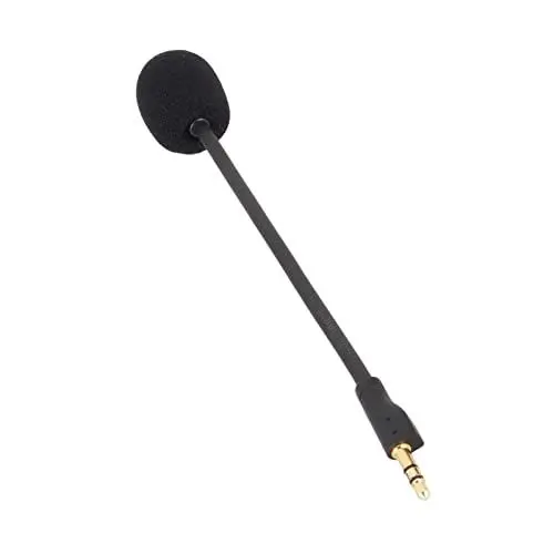Produktbild: Ersatz Gaming Mikrofonarm für G PRO/G PRO X Kabellose Gaming Headsets, Abnehmbares Gaming Mikrofon mit Geräuschunterdrückung und Vergoldetem 3,5 mm Stecker