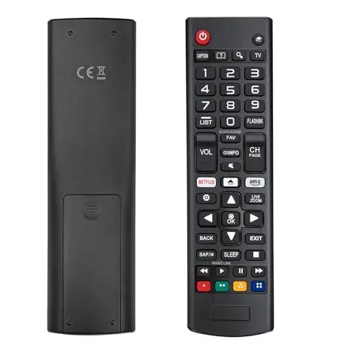 Produktbild: Ersatz für LG TV Fernbedienung, AKB75095307 Universalfernbedienung für LG, Kompatibel für LG Remote Control Smart TV, mit Netflix Amazon Tasten Geeignet für Fernbedienung LG Smart TV LCD LED 3D HDTV