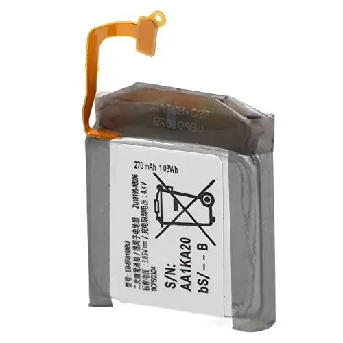 Produktbild: Ersatz für den Akku EB BR810ABU High Performance für Watch Gear S4 42 Mm SM R810 R815U Lithium-Ionen 3,85 V 1,03 Wh 270 MAh