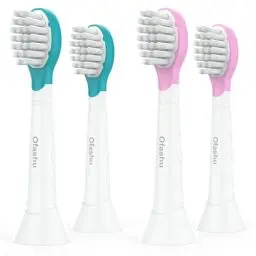 Produktbild: Ersatzbürsten für Kinder Kompatibel mit Philips Sonicare, Aufsteckbürsten für elektrische Zahnbürste, 4 Stück, für Kinder ab 3-5 Jahre