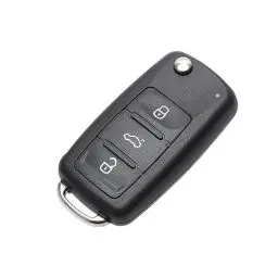 Produktbild: Ersatz-Klapp-Autoschlüsselgehäuse Funkschlüssel Schlüssel für VW Golf Mk6 T1guan Polo Passat CC SEAT Skoda Octavia 3Taste