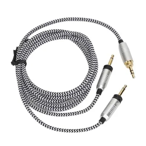 Produktbild: Ersatz-Kopfhörerkabel für Focal Elegia für Glear MG für Celestee für Stellia für Elear für Clear für Radiance, HiFi-Sound, 3,5-mm-Aux-Kabel, Headset-Zubehör