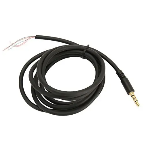 Produktbild: Ersatz-Kopfhörer-Upgrade-Kabel für Silberne Kopfhörer, Headset-Reparaturkabel, Kabel-Ersatzkabel, Abnehmbares Kopfhörerkabel, Kopfhörer-Reparaturkabel, Kabel-Ersatzkabel