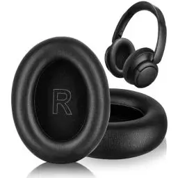 Produktbild: Ersatz-Ohrpolster für Anker Soundcore Life Q30BT/Q35BT Kopfhörer, weiche Schaumstoff-Ohrpolster, Proteinleder-Ohrpolster (schwarz)