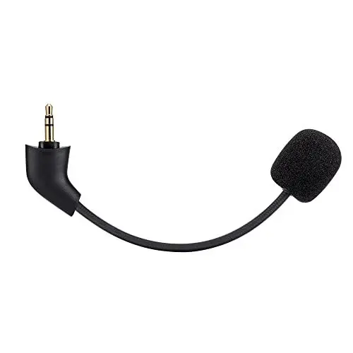 Produktbild: Ersatz-Spielmikrofon für Kingston HyperX Cloud, Cloud X und Cloud II 2. Version Gaming Headset auf PS4 PS5 Xbox One PC, abnehmbares 3,5-mm-Boom-Mikrofon