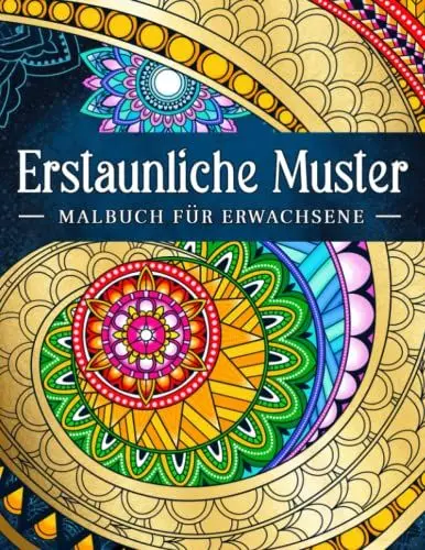 Produktbild: Erstaunliche Muster: Entspannende Muster zum Färben im Mandala-Stil. Malbuch für Erwachsene