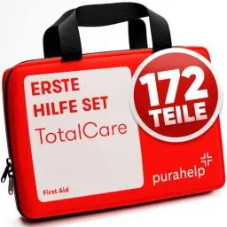 Produktbild: Erste Hilfe Set - 172 Teile für Zuhause, im Büro oder Unterwegs - Reiseapotheke Erste Hilfe Set Outdoor Erste Hilfe Set Kinder