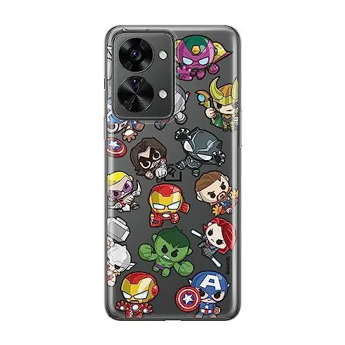 Produktbild: ERT GROUP Handyhülle für Oneplus Nord 2T 5G Original und offiziell Lizenziertes Marvel Muster Avengers 024 optimal an die Form des Handy angepasst, teilweise transparent