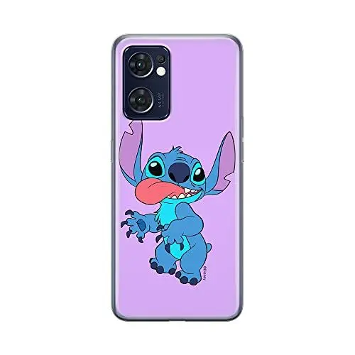Produktbild: ERT GROUP Handyhülle für Oppo Reno 7 5G Original und offiziell Lizenziertes Disney Muster Stitch 012 optimal an die Form des Handy angepasst, hülle aus TPU