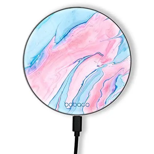 Produktbild: ERT GROUP Original und offiziell lizenziert von Babaco Induktionsladegerät, Muster Abstract 013, kabellose Ladestation, 1 Meter 10 W Micro-USB-Kabel