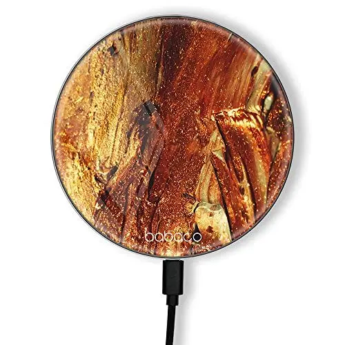 Produktbild: ERT GROUP Original und offiziell lizenziert von Babaco Induktionsladegerät, Muster Abstract 022, kabellose Ladestation, 1 Meter 10 W Micro-USB-Kabel