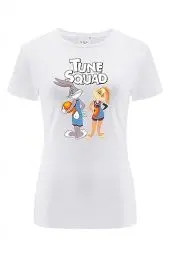 Produktbild: ERT GROUP Women's 2 T-Shirt, Space Jam 022 White, M