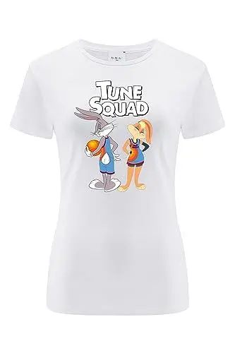 Produktbild: ERT GROUP Women's 2 T-Shirt, Space Jam 022 White, M