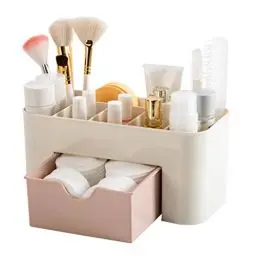 Produktbild: erthome Einsparung Space Schublade Typ Make-up Kit Desktop Kosmetik Organizer Aufbewahrungs Box (221010.3 cm, Rosa)