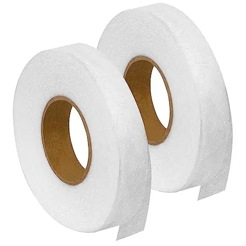 Produktbild: Eruinfang 70 Yards Saumband zum Aufbügeln Saumband Hemming Tape Saumband Selbstklebend Saumband Zum Nähen,für Kleidung, Hosen, Jeans, Vorhänge und Stoffe(Weiß)