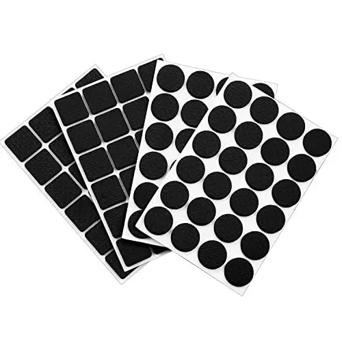 Produktbild: 96 Stück Anti Rutsch Pads,rutschfeste Möbelunterlage, Gummi Möbel Pads,5mm Antirutschmatte Möbelstopper Antirutsch Pads für Stuhlbein Tische Sofas und Möbel