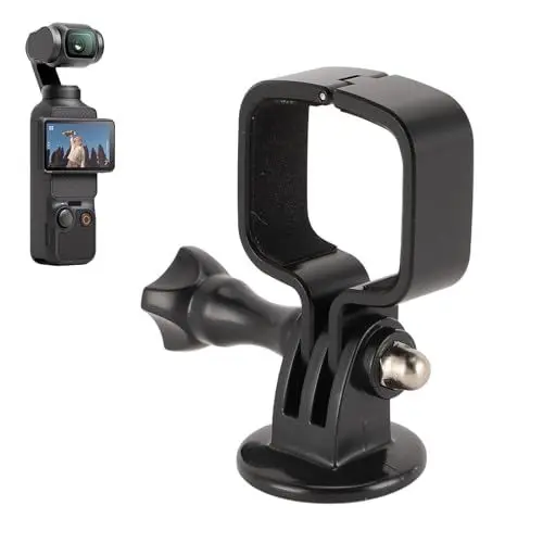 Produktbild: Erweiterungsadapter für Osmo 3, mit 1/4 Zoll Gewinde, Action-Kamera-Rahmenhalterung aus Aluminiumlegierung, für Mikrofon, LED-Videoleuchte, Stativ, Fahrrad (Black)