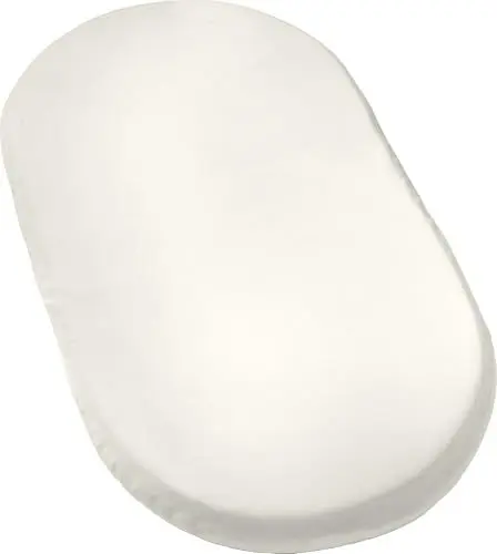 Produktbild: Erwin Müller Baby-Spannbettlaken Murnau Single-Jersey - weiß Größe 40x70 cm oval - hautfreundlich, atmungsaktiv, bügelfrei, strapazierstark