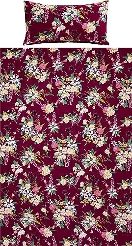 Produktbild: Erwin Müller Bettwäsche Flanell Beere Größe 135x200 cm (40x80 cm)