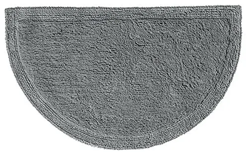 Produktbild: Erwin Müller Duschvorlage, Duschmatte Uni Serie Stuttgart - extra dick, hohe Saugfähigkeit, 100% Baumwolle - Größe 50x80 cm grau