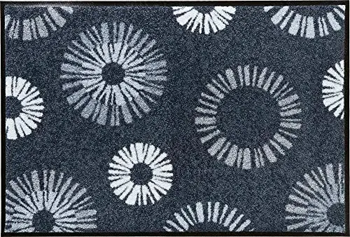 Produktbild: Erwin Müller Fußmatte Konz, Schmutzfangmatte, Sauberlaufmatte grau Größe 40x60 cm - rutschfest, langlebig, pflegeleicht, für Fußbodenheizung geeignet