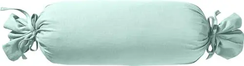 Produktbild: Erwin Müller Nackenrollenbezug Single-Jersey Murnau - Mint Größe 40x15 cm Ø - bügelfrei, strapazierstark, elastisch, mit Bindeband
