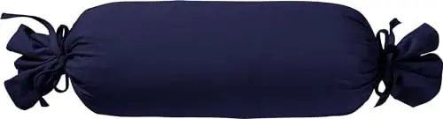 Produktbild: Erwin Müller Nackenrollenbezug Single-Jersey Murnau - dunkelblau Größe 40x15 cm Ø - bügelfrei, strapazierstark, elastisch, mit Bindeband