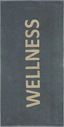 Produktbild: Erwin Müller Saunatuch Walk-Frottier grau-beige Größe 90x180 cm