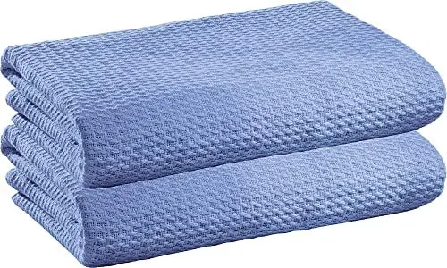 Produktbild: Erwin Müller Sommerdecke Siena im 2er-Pack, Baumwolldecke hellblau Größe 100x150 cm - luftig-leicht, weiche Qualität, sehr angenehm - 100% Baumwolle