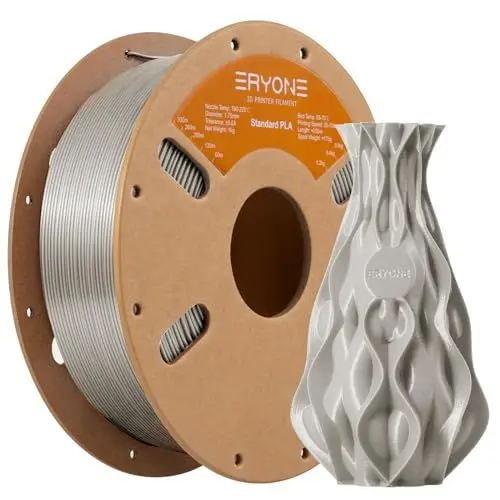 Produktbild: ERYONE PLA Filament 1.75 mm, 3D Drucker Filament PLA, Maßgenauigkeit +/- 0,03 mm 1 kg/Spule,Signal Grau