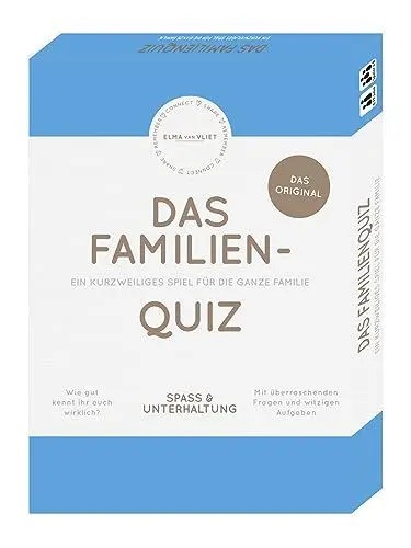 Produktbild: Erzähl mal! Das Familienquiz: Das Original. | Fragespiel für die ganze Familie, für 3-8 Spieler | Unterhaltsames Quizspiel für Familienfeiern (Elma van Vliet Quizze & Fragespiele)