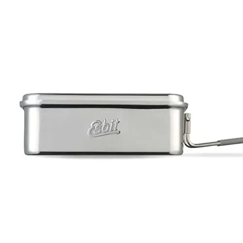 Produktbild: Esbit Outdoor Camping Topf 1200 ml - Camping Kochgeschirr aus hochwertigem Edelstahl - Kochtopf für Gaskocher, Spirituskocher & Trockenbrennstoff