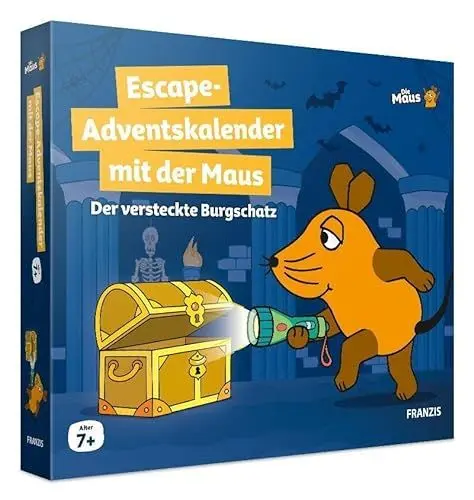 Produktbild: Escape Adventskalender mit der Maus, Der versteckte Burgschatz (Ausgabe für den Buchhandel)