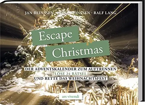 Produktbild: Escape Christmas: Der interaktive Adventskalender zum Auftrennen - Löse 24 Rätsel und rette das Weihnachtsfest! Ein spannendes Escape-Abenteuer für die ganze Familie.: