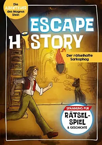 Produktbild: Escape History – Der rätselhafte Sarkophag: Die Abenteuer des Magnus Stein – Spannung pur: Rätselspiel & Geschichte