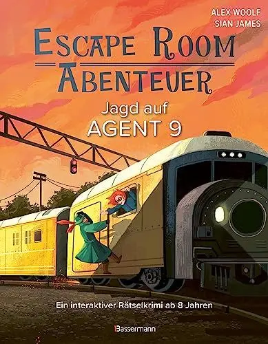Produktbild: Escape Room Abenteuer - Jagd auf Agent 9: Ein interaktiver Rätselkrimi für die ganze Familie von 8 bis 88
