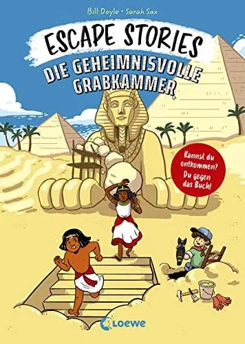 Produktbild: Escape Stories - Die geheimnisvolle Grabkammer: Escape Game Geschichte für Kinder ab 8 Jahre