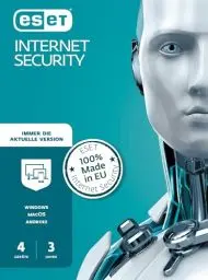 Produktbild: ESET Internet Security 2023 | 4 Geräte | 3 Jahre | Windows (10 und 11), MacOS oder Android | Aktivierungscode per Email