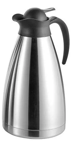 Produktbild: Esmeyer Isolierkanne Thermoart 2 Liter, Edelstahl, silberfarben/schwarz