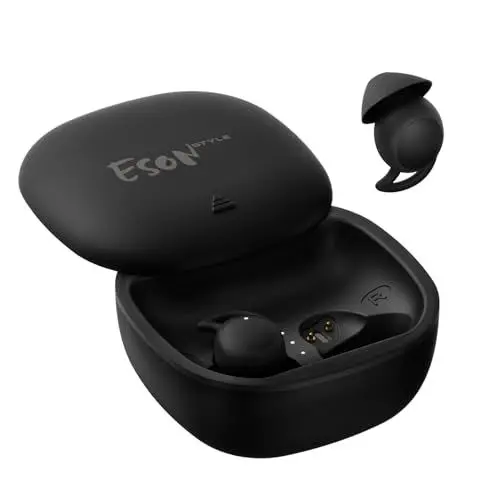 Produktbild: esonstyle Schlafkopfhörer Seitenschläfer, Mini Kopfhörer zum Schlafen Bluetooth 5.3, IPX6 Kabellose Unsichtbare Schlaf kopfhörer für Entspannung, Sport und Reisen