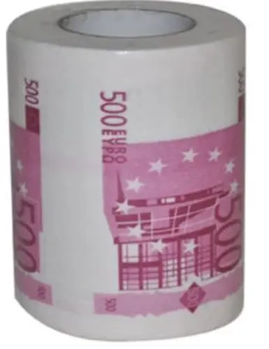 Produktbild: ESPA Toilettenpapier 500 Euro-Schein Weiss-lila