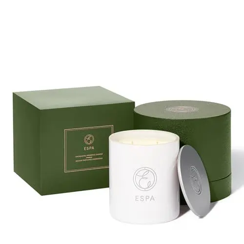 Produktbild: ESPA | Energising Kerze | 410g | Pfefferminz | Eukalyptus | Rosmarin