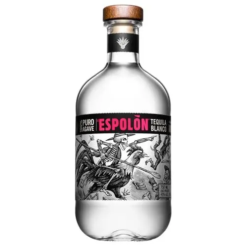 Produktbild: Espolòn Tequila Blanco, mexikanischer Premium-Tequila aus 100% blauen Agaven (1 x 0.7 l)