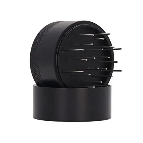 Produktbild: Espresso Nadel Verteiler, Edelstahl kaffeeverteiler mit Verstellbarer Tiefe und Sockel Espresso Verteilungswerkzeug Nadelverteiler Bodenloser Siebträger Distributor 58mm